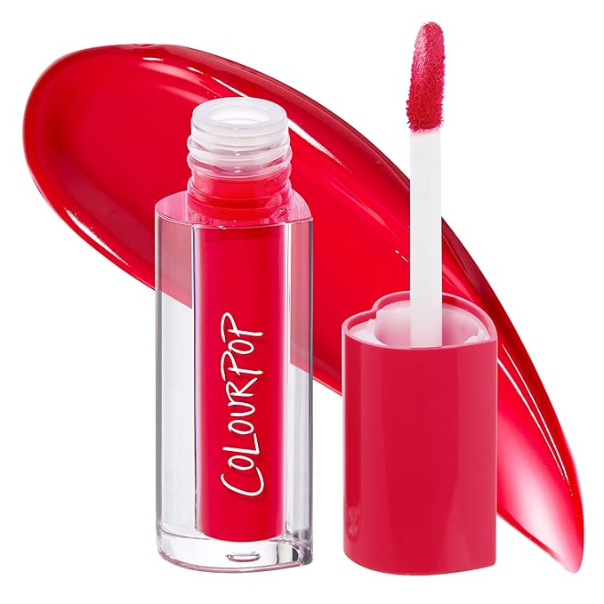ColourPop HydraPop Glossy Lip Stain - 2-in-1 Hydrating Gloss-to-Tint Lip Color - Infused with Antioxidant-Rich Guava, Lychee & Squalane - Fruit Punch (0.11 Fl Oz)