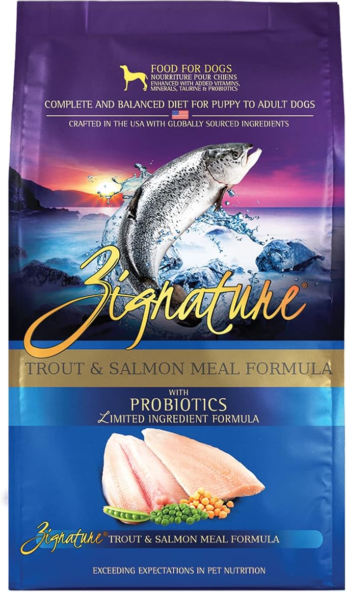 Zignature Trout & Salmon Limited Ingredient Formula Dry Dog Food 25lb