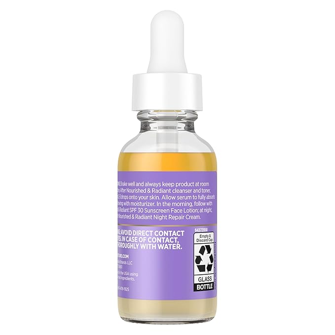 SheaMoisture Melanin Care Even Tone Serum Nourished & Radiant for Clearing & Smooth Complexion, with Triple-Action Even Tone +Elderberry Complex, 1 fl oz