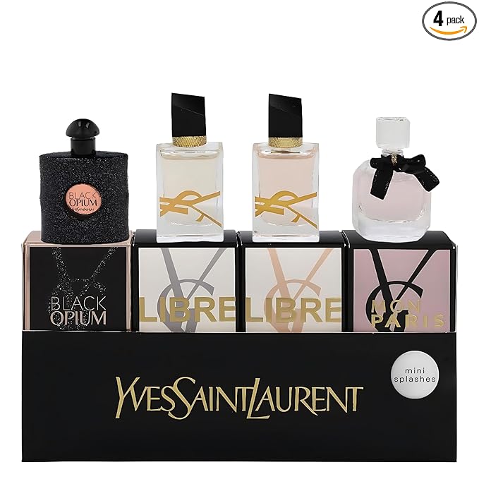 Yves Saint Laurent YSL Perfume for Women Variety 4-Piece Mini Travel Set