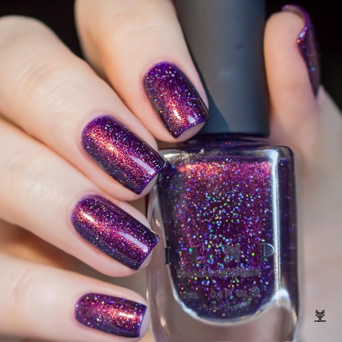 ILNP Ava - Vivid Violet Holographic Nail Polish