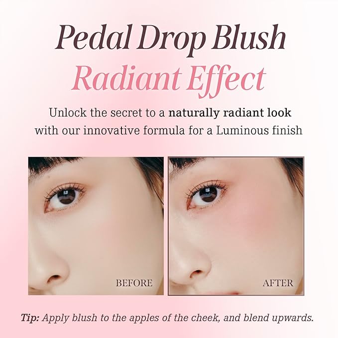 DEAR DAHLIA Vegan Makeup Mini Trial Kit | Petal Drop Liquid Blush Mini & Paradise Sensual Lip & Paradise Sheer Dew Lipstick - Weightless Buildable Blush | Natural Glow Lipsticks.