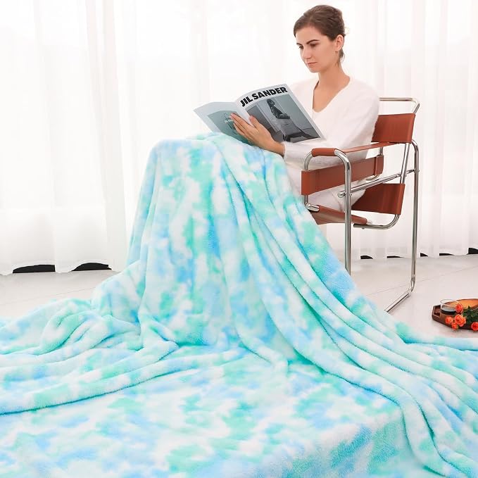 MUGD Soft Blankets Fuzzy Twin Bed Fleece Blanket Kids Warm Throw Blanket for Bed
