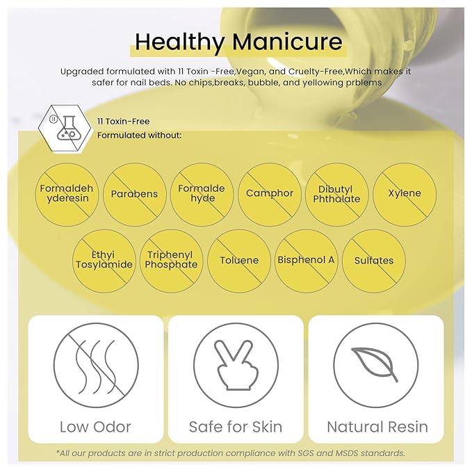 MAYCHAO 15ML Lemon Yellow Gel Nail Polish 1Pc Pastel Yellow Gel Polish Soak Off UV LED Nail Polish Nail Art Starter Manicure Salon DIY at Home, 0.5 OZ