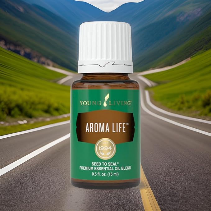 Young Living Aroma Life Essential Oil Blend | 15 ml | Ideal for Massage & Aromatherapy Diffusers | Calming Herbal Scent for Relaxation & Tranquility | Self-Care & Wellness Ritual