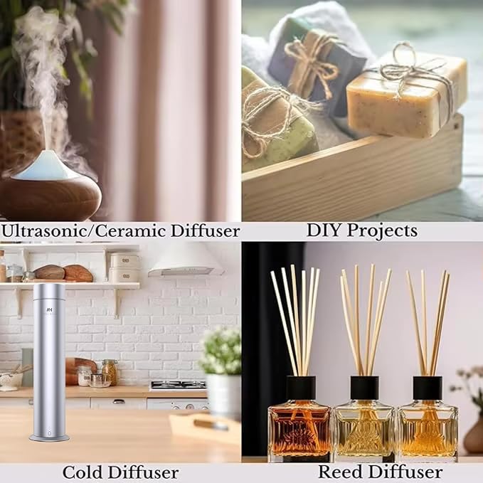 Hotel Scents Diffuser Oil Minhal 500mL – Luxury Home Scent Refill with Rose, Narcissus, Patchouli – Inspired by Iris de Nuit Perfume – Premium Essential Oil for Waterless & Ultrasonic Diffuser
