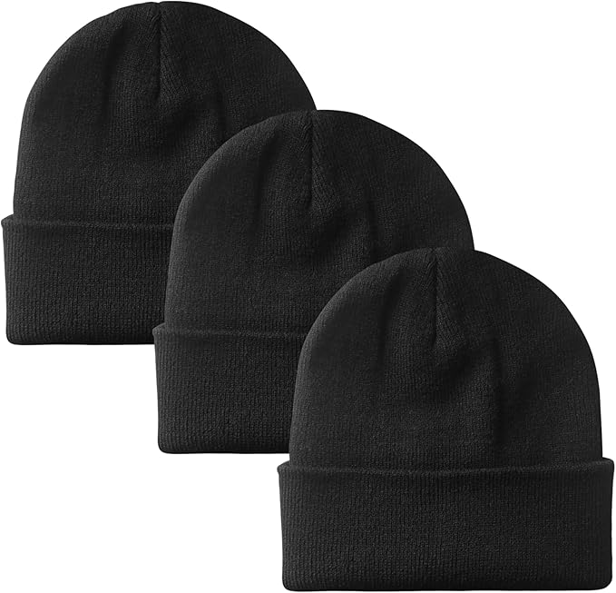 PFFY Unisex Beanie Hats for Men Women Knit Winter Beanies