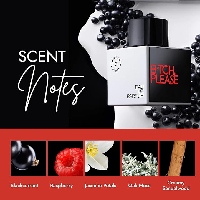 Confessions of a Rebel B*tch Please EDP - Perfumes for Women - Eau De Parfum - Cologne for Men - 20 ml / 0.67 fl. oz.