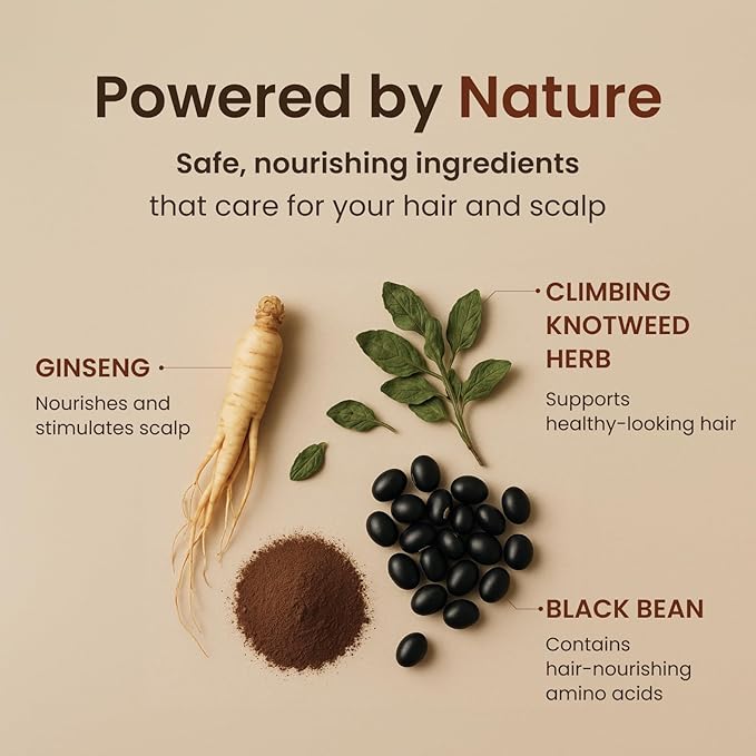 The Face Shop Quick Hair Puff - Natural Brown - Root Touch Up Hair Color, Hairline Powder Conceals Hair Loss, Hair Topper for Women & Men - Hair Fibers for Thinning Hair, Root Cover Up, Gray Concealer