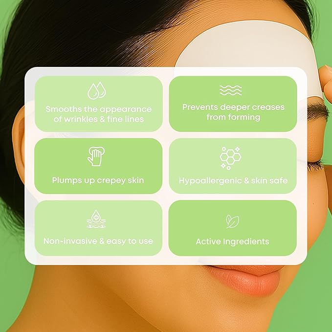Forehead Wrinkle Patches | 20 Reusable Anti-Aging Pads with Retinol Collagen CoQ10 Hyaluronic Acid & Snail Mucin | Smooth Fine Lines, Deep Wrinkles, Hydrating Overnight Treatment for All Skin Types