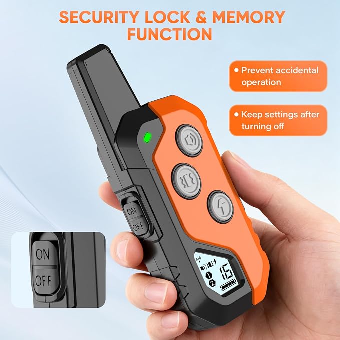 Shock Collar for Dogs, Dog Training Collar with Remote,3 Training Modes