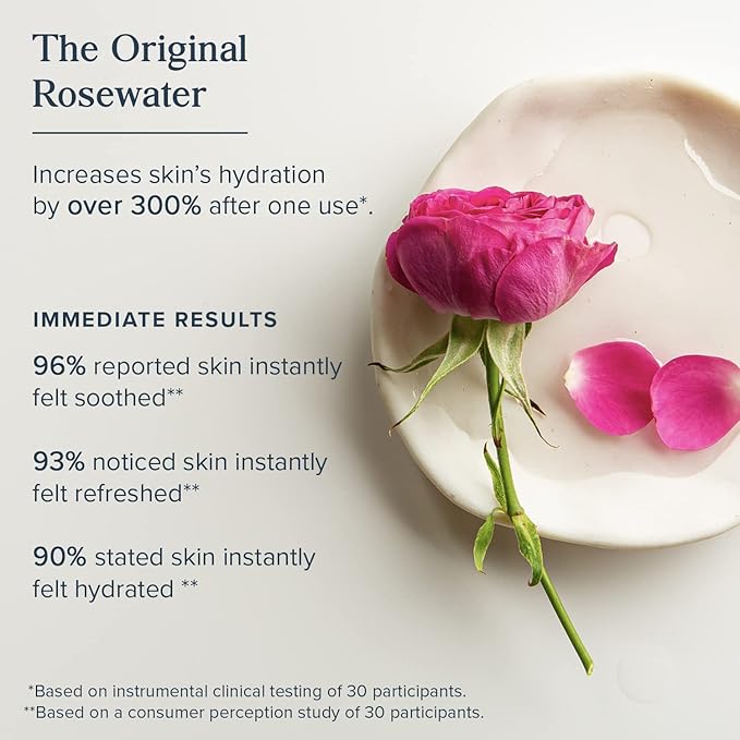 HERITAGE STORE Rosewater 2-Pack - Refreshing Face Mist w/Damask Rose, All Skin Types - Hydrating Rose Water Spray for Glowing Skin, No Dyes or Alcohol, Hypoallergenic, Vegan, 60-Day Guarantee, 8oz ea