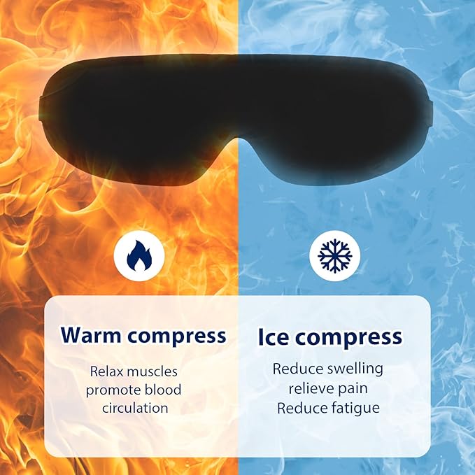 3 Pcs Gel Cooling Eye Mask Cold Compress Reusable Ice Bag Cold Gel Weighted Sleeping Mask for Dark Circles & After Surgery, Flexible Ice Pack Items