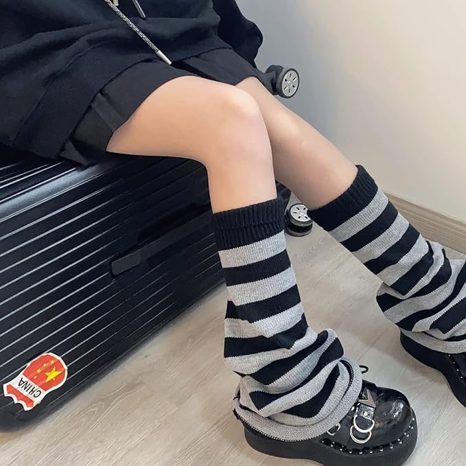 Sexybody Women's Leg Warmers Fashion Knit Warmers Long Socks Cute Y2K Kawaii Japanese Lolita Harajuku Accessories for Girls