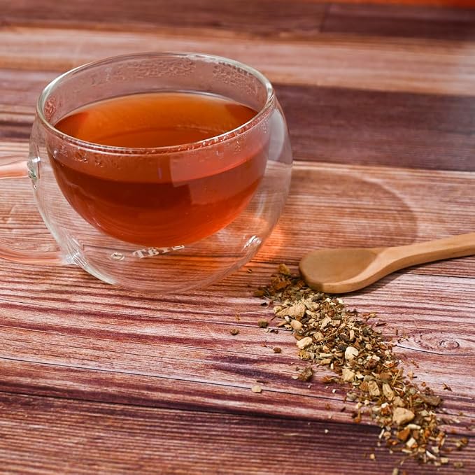 Organic Positively Tea Company, Ginger Snap Rooibos Tea, Loose Leaf, 4 Ounce