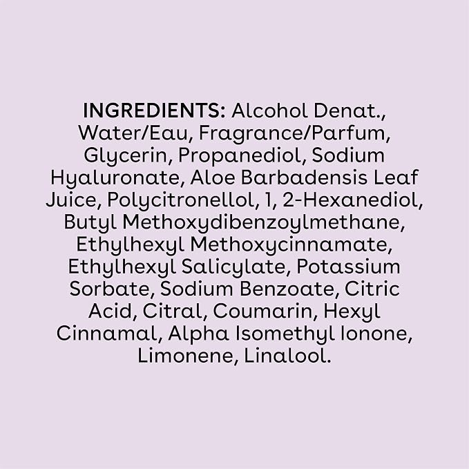 eos Cashmere Body Mist, Fresh & Cozy, Body Spray for Women, Hair Mist, Moisturizing, Hyaluronic Acid, Glycerin, Vegan, Cruelty-free, 6 fl oz