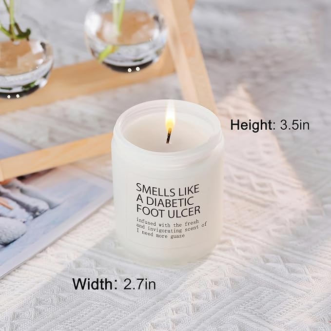Best Nurses Doctors Gifts for Women, Funny Nurse Doctor Appreciation Christmas Birthday Graduation Retirement Gifts - National Nurses Week Work Candle