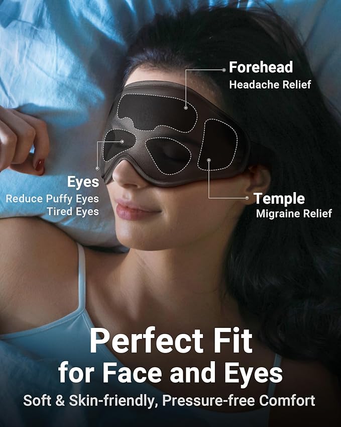 Cooling Eye Mask for Puffy Eyes: Fsa Eligible Items Hsa, Ice Eye Pack for Migraine After Surgery Relief - Reuable Cold Compress for Headache Puffiness - Comfortable Perfect Fit Gel Sleep Mask