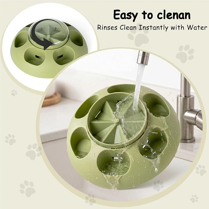 ABULL Interactive Dog Puzzle Toy - Treat Dispenser & Slow Feeder
