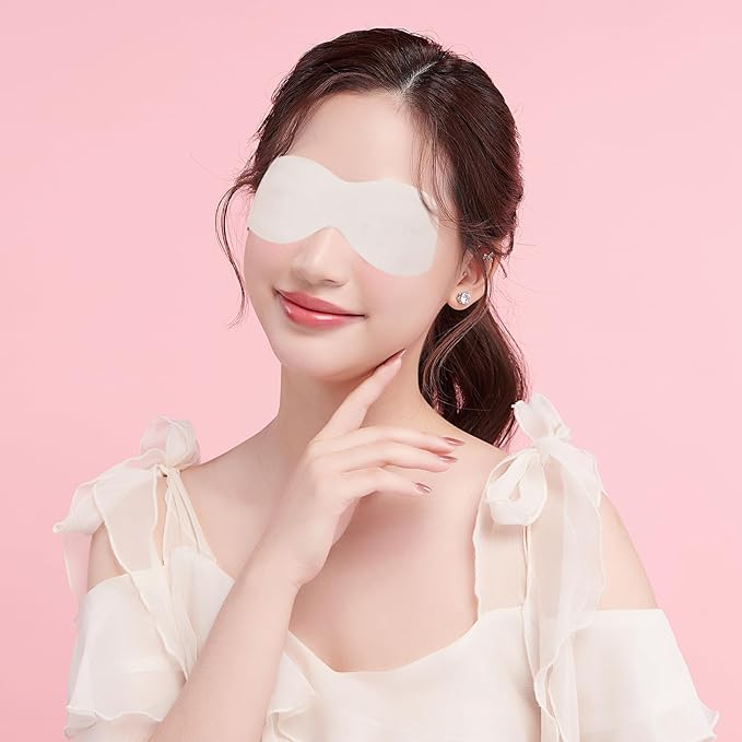 200 Sheets Disposable Eye Pads, Non-Woven Cotton Paper Facial Masks for Skincare & Spa, DIY Clear Moisturizing Eye Care Beauty Sheets