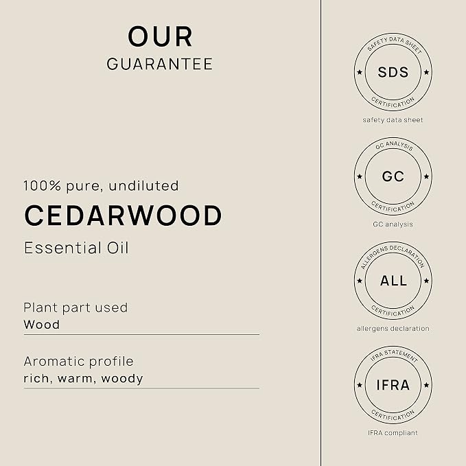 VINEVIDA Cedarwood Himalayan Essential Oil - Gallon Cedarwood Oil Undiluted - Bulk Gallon Essential Oil for Soap Making