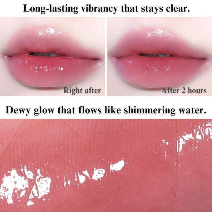 BBIA Glow Tint – Lip Plumping Volumizing Glossy & Glowy Lip Stain Naturally Moisturizing Comfortable Texture Lightweight Long-Lasting Vivid Color Non-Sticky Korean Makeup (16 SUMMER, Pack of 1)