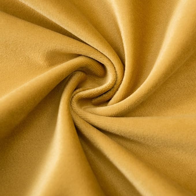 18x18 Throw Pillow Covers Decorative Velvet Cushion Covers Set of 2,Gold | Soft Pillow Cases with Invisible Zipper for Modern Couch Sofa Bed Living Room Bedroom Home Decor