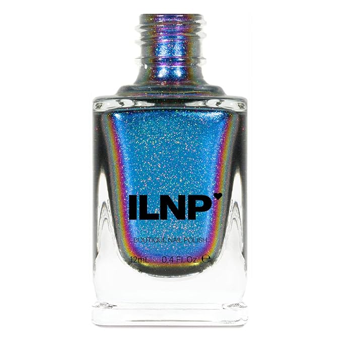 ILNP Birefringence (H) - Blue, Purple, Red, Orange, Yellow, Green Color Shifting Ultra Chrome Holographic Nail Polish