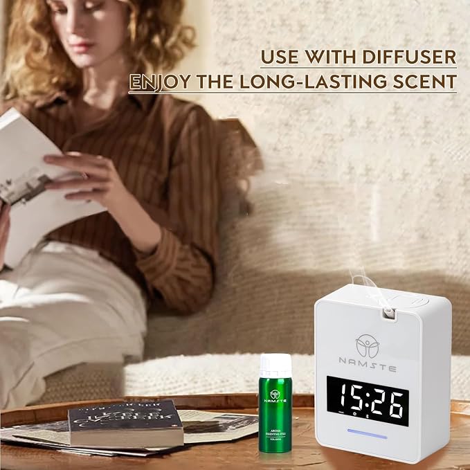 Diffuser Essential Oil Refill, 100ml, Citrus Lavender | Long Lasting Scent with Bergamot, Jasmine & Sandalwood, Reed Diffuser Oil for Home