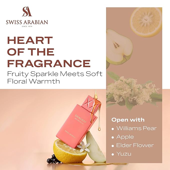 Swiss Arabian Shaghaf Oud Nectar Blush Eau de Parfum 75 ml (Fresh)