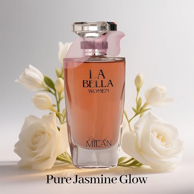 A CENTER Perfume Set for Women - Floral Fragrance Gift Set with Vanilla,Sweet Fruity, Powdery, Woody&Musky | 3.4 Fl Oz Each Eau De Pafume(La Bella,Bliss Soir)