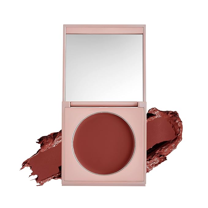 Sigma Beauty Cream Blush – Hydrating Cream Blush for Cheeks and Lips, Lightweight, Buildable Sheen Formula with Nourishing Ingredients (Nearly Wild, Pomegranate Pink Sheen)