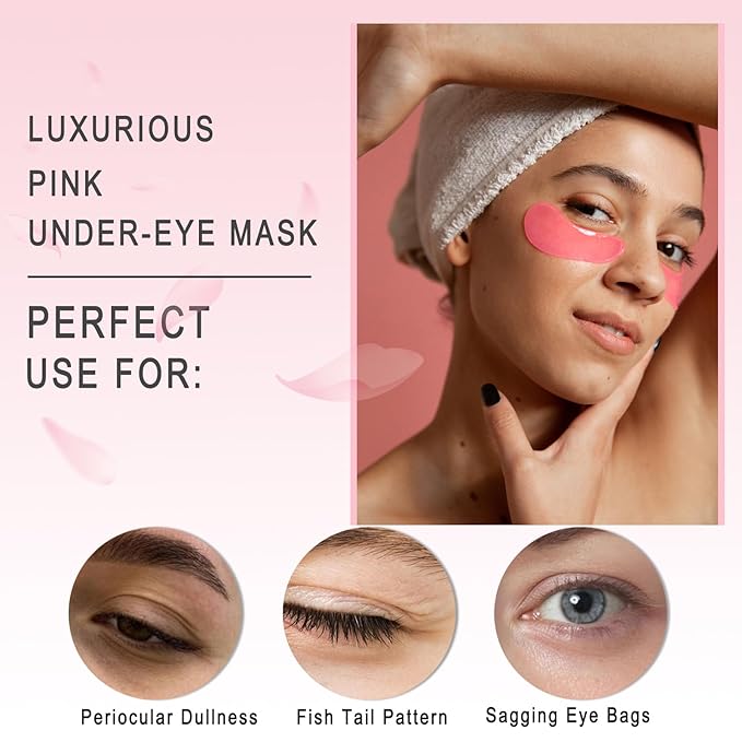 Xiuxixu 30 Pairs Lip Masks & Eye Masks,Collagen Under Eye Patches For Puffy Eyes Dark Circles,Lip and Eye Mask Bulk for Women,Bachelorette Party Favors,Teacher Appreciation Gifts, Mothers Day Gifts