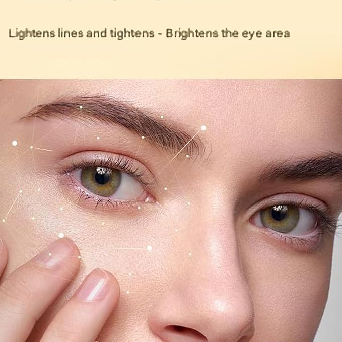 Vc Anti-Wrinkle Eye Serum Oil, Bccnerty Anti Wrinkle, Eye Oil Vc, Lutein Eyes Roller Ball, Firming Anti-Aging Hydrating Under Eyecream For Dark Circles And Puffiness (2pcs)