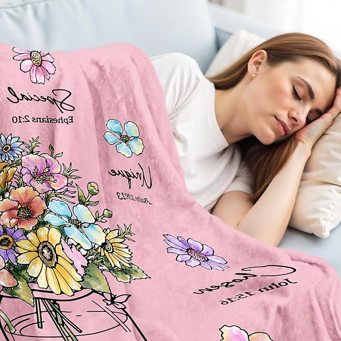 Christian Religious Gifts for Women, Pink Birthday Gifts for Women