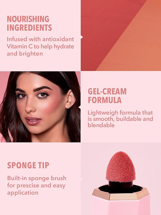 SHEGLAM Color Bloom Liquid Blush Makeup for Cheeks Matte Finish - Rose Ritual