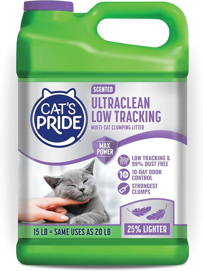 Cat's Pride UltraClean Low Tracking Powerful Clumping Litter Scented 15lb