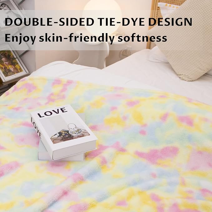 MUGD Blankets Fuzzy Soft Fleece Throw Blanket Cozy Soft Warm Throw Blanket for Bed