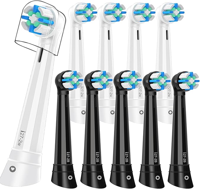iO Replacement Heads Compatible with Oral B iO Electric Toothbrush,Compatible with Oral B iO Series 2/3/4/5/6/7/8/9/10,Premium Bristles for Deep Cleaning&Gentle Care,