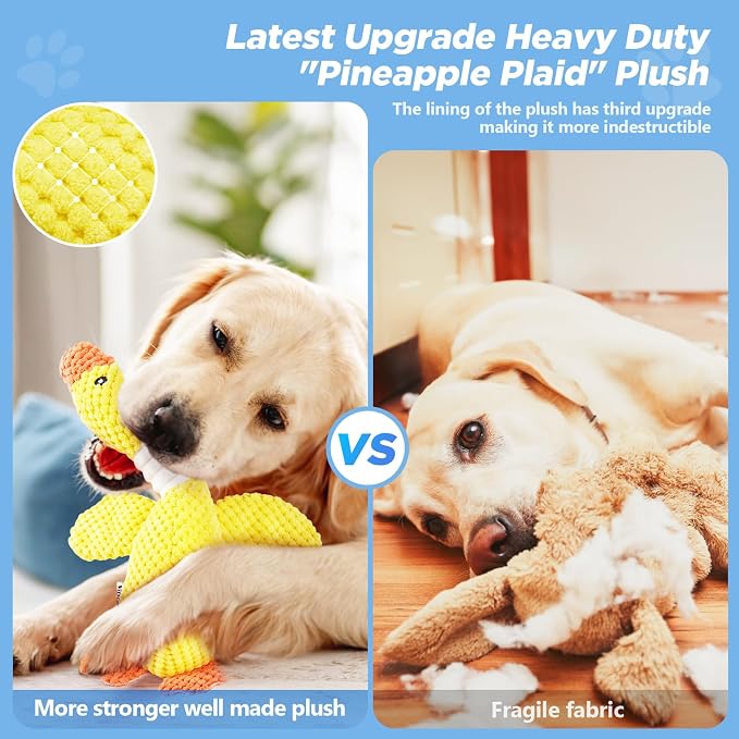Vitscan Durable Dog Toys for Small Medium Large Dogs Aggressive Chewers