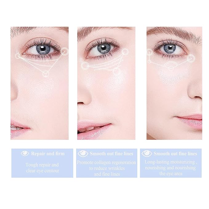 Retinol Firming Eye Serum, Hydrating Eye Cream for Instantly Minimizes Puffiness, Anti-Aging Treatment with Retinol & Peptides Fast-Absorbing for Women & Men