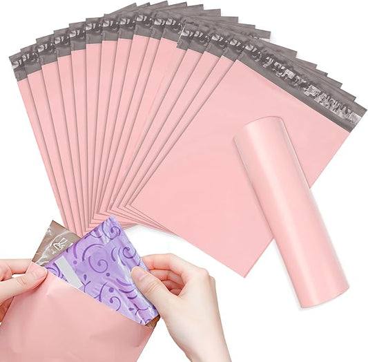 Sanitary Napkin Disposal Bags - Block Odors, Great Adhesion, Perfect Size - Feminine Hygiene Disposal Bags for Tampons and Pads 100Pcs (Pink)