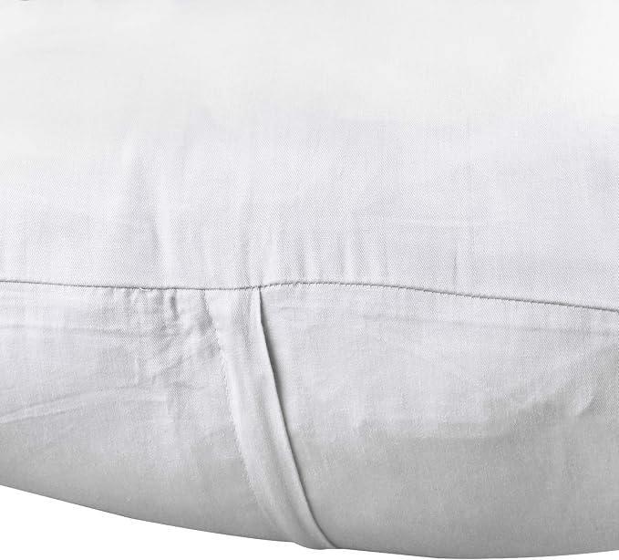 Thmyo 4-Pack 100% Cotton Comfortable Solid Decorative Throw Pillow Case Square Cushion Cover Pillowcase Sublimation Blank DIY Pillow Covers(Only Covers,Not Pillow Shams)(26x26inch/66x66cm,White)