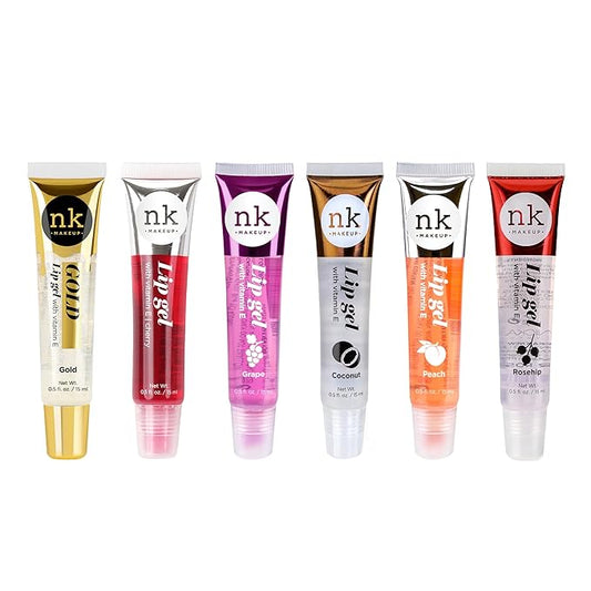 NICKA K NEW YORK Lip Gel, Hydrating, Lightweight, Glides on Effortlessly, Non Sticky Finish Lip Gel Colors (AMZ018)