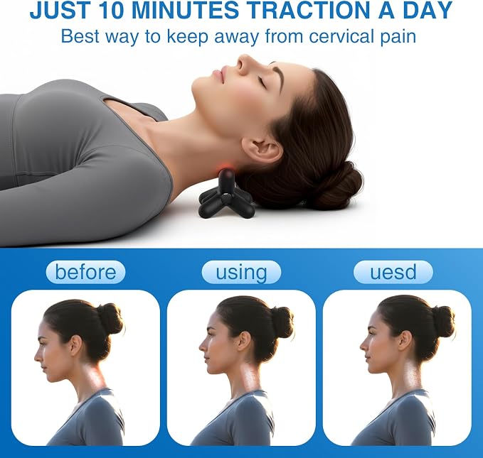 Occipital Release Tool, Release Tool for Neck for Headache Relief, Deep Nerve Release Tool with Acupressure Design Targeting Hard-to-Reach Muscles, Gift for Women & Men