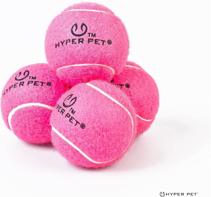 Hyper Pet Mini Extra Small Tennis Balls for Dogs, 1.75 Inch, 8 Pack, Pink