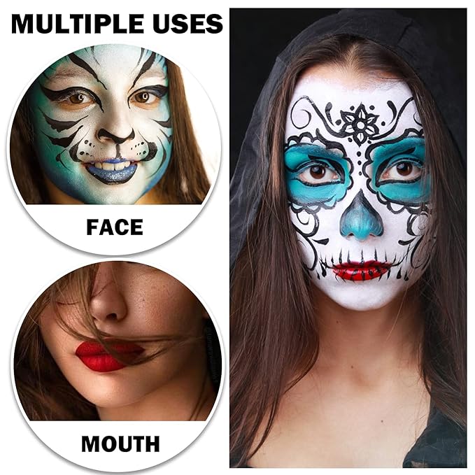 CAHIUYOA Blue Eye Black Stick for Sports,Professional Eyeblack Sports Football Baseball Softball Blue Eye Black Face Body Paint Stick Makeup