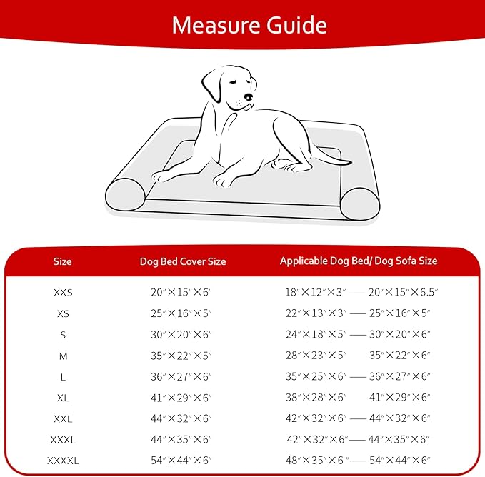 Waterproof Dog Bed Covers Replacement Lovely Black Star Print, 29x41 Inches | Washable Pet Hair Easy to Remove, Noiseless Quilted Puppy Pet Bed Cover, for Dog/Cat, Cover Only