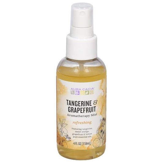 Aura Cacia Aromatherapy Mist Tangerine Grapefruit - 4 fl oz