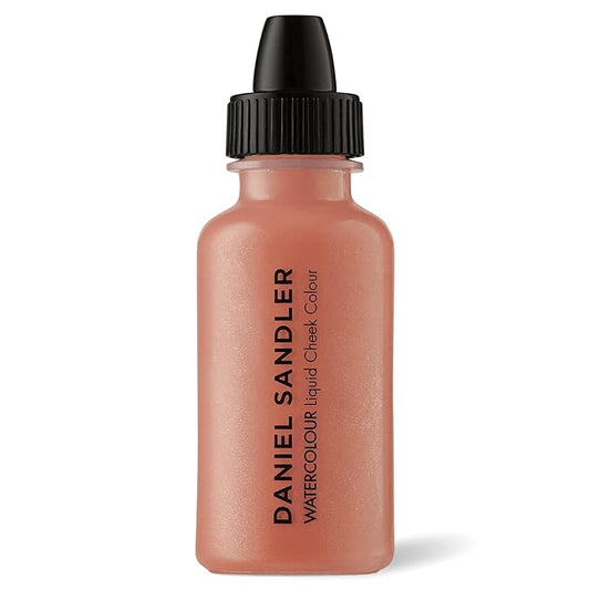 Daniel Sandler WATERCOLOUR LIQUID ILLUMINATOR - 'GLOW' 15ml – Shimmer Liquid Blush for Cheeks Make up, Highlighter – Oil-Free, Lightweight, Buildable & Long-Lasting for Cheeks & Lips